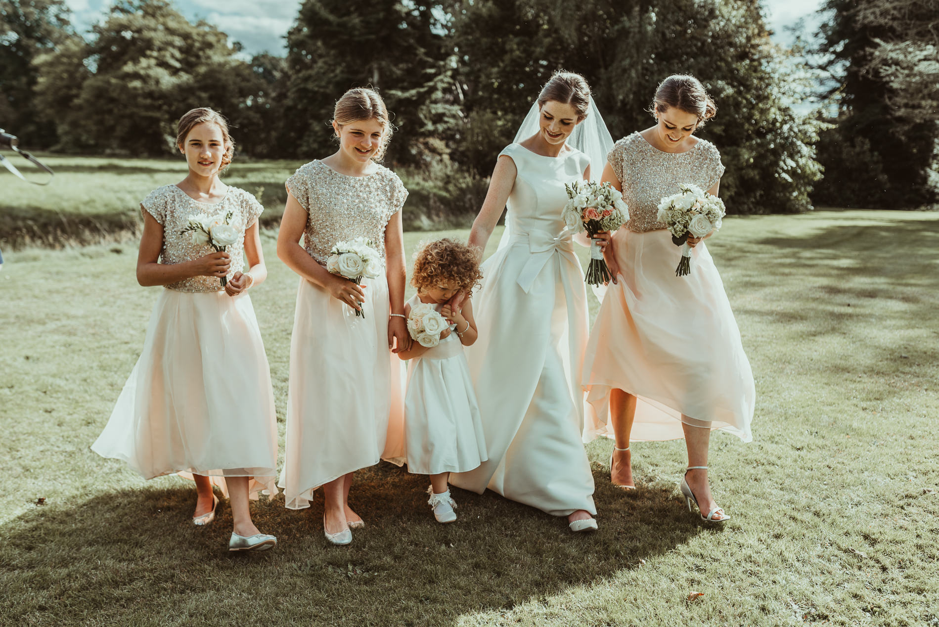 Bridesmaids Oakley Hall Market Drayton Weddings - Jess Soper