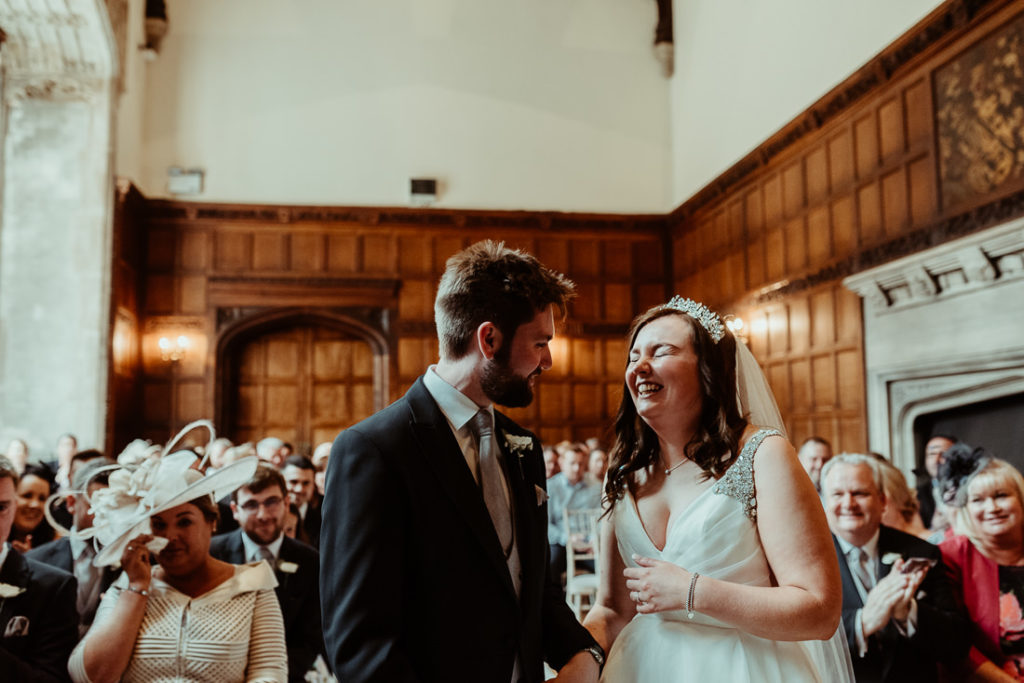 Wedding ceremony at Hengrave Hall