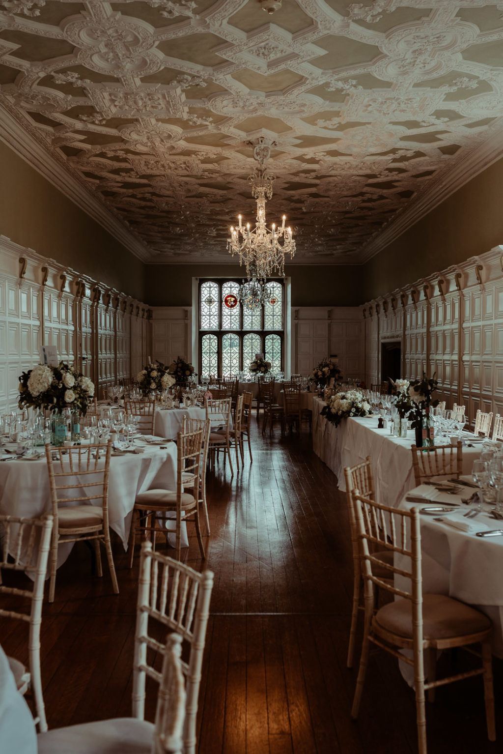 Dining room at Hengrave Hall