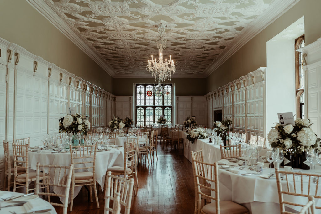 Dining room at Hengrave Hall